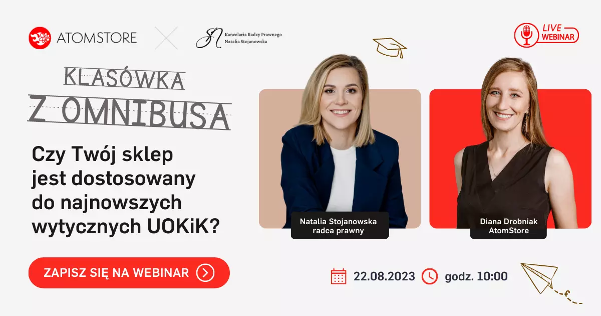 zaproszenie na webinar o omnibusie z atomstore dla sklepów internetowych